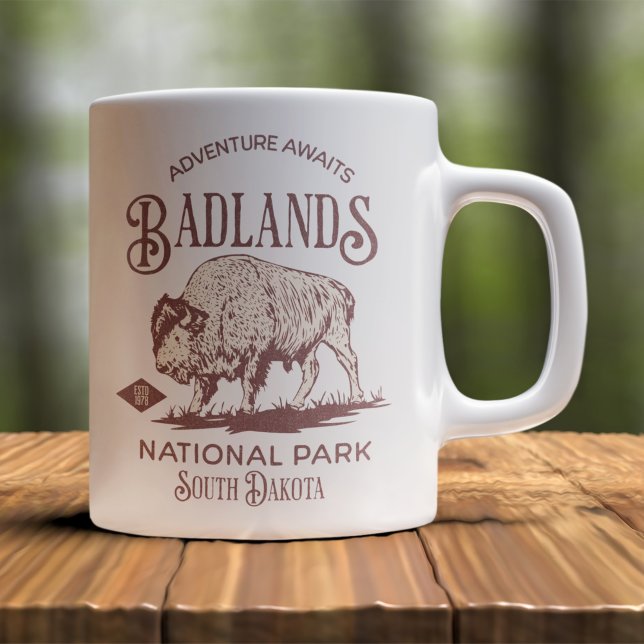 Badlands National Park South Dakota Funny Travel Coffee Mug (Creator Uploaded)