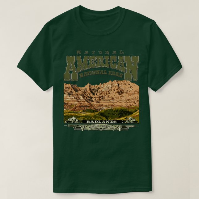 Badlands National Park T-Shirt (Design Front)