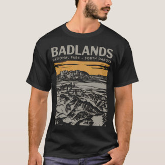 Badlands National Park Wilderness Hiking Camping T-Shirt
