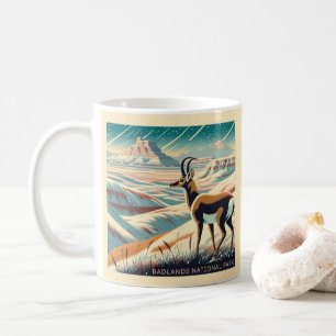 Badlands National Park Winter Souvenir Gift Coffee Mug
