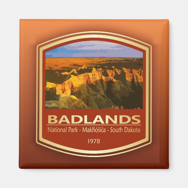 Badlands NP (PF1) Magnet (Front)