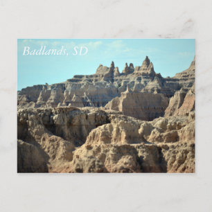 Badlands, South Dakota Postcard