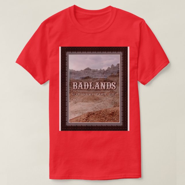 Badlands Stamp T-Shirt (Design Front)