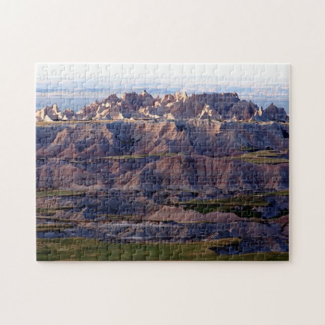 Badlands Sunset South Dakota. Jigsaw Puzzle (Horizontal)