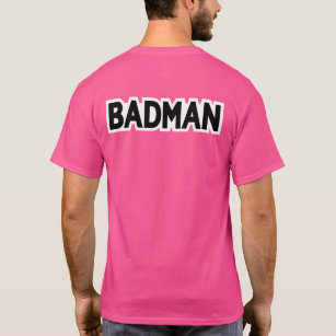 BADMAN Back Print T-Shirt