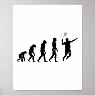 Badmincado Badminton Player Shuttle  Poster