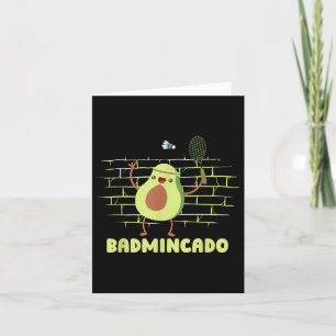 Badmincado - Racket Funny Player Game Match Badmin Card