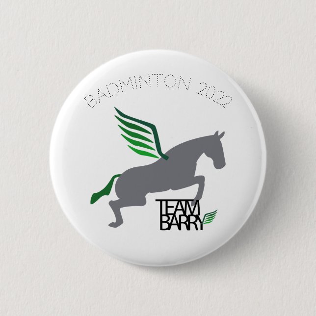 Badminton 2022 Button  (Front)