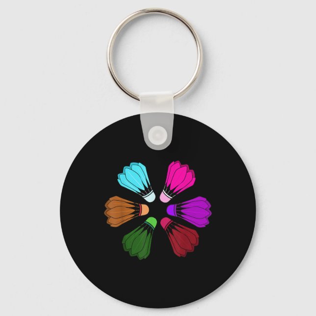Badminton _7  key ring (Front)