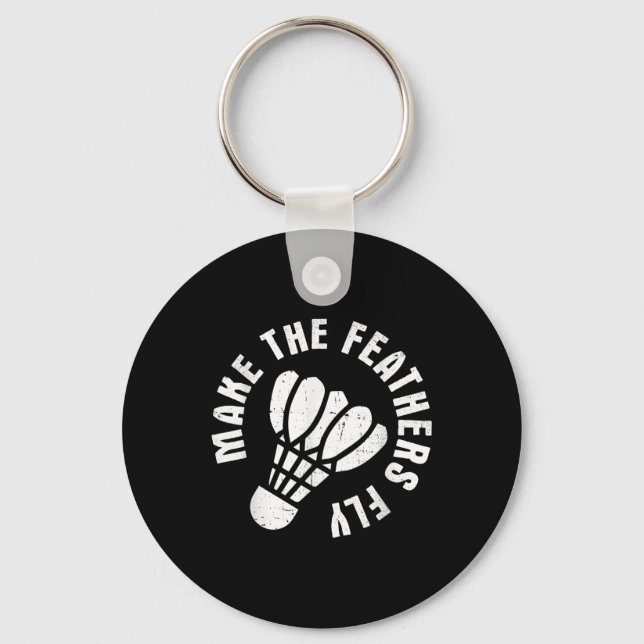 Badminton _9  key ring (Front)