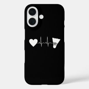 Badminton - Badminton Ball Heartbeat iPhone 16 Case