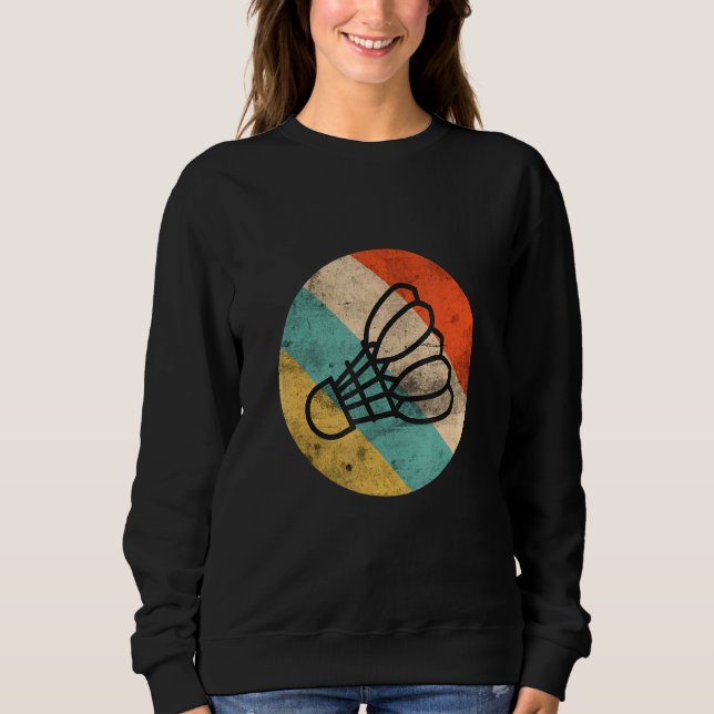 Badminton Badminton Ball Shuttlecock Sweatshirt (Front)
