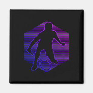 Badminton Badminton Player Men Women Shuttle Magnet