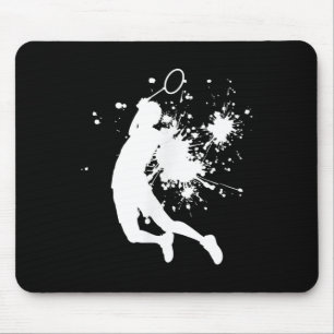 Badminton Badminton Player Mens Squash Shuttle  Mouse Pad