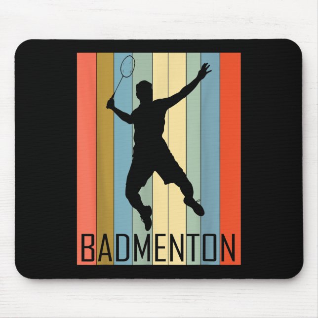 Badminton - Badminton Player  Mouse Pad (Front)