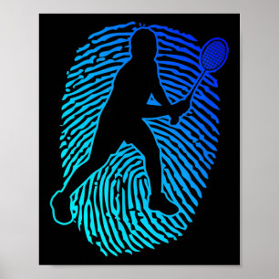 Badminton Badminton Player Squash Shuttle Poster