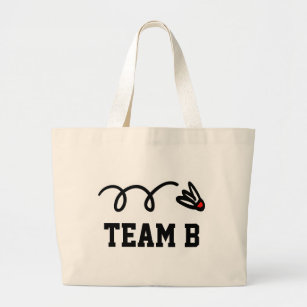 Badminton bag with custom team name
