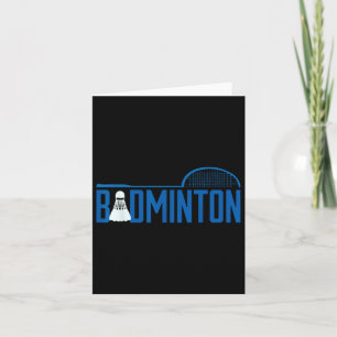Badminton Birdie Shuttle For Badminton Player Men Card