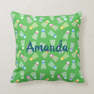 Badminton Birdies Cushion