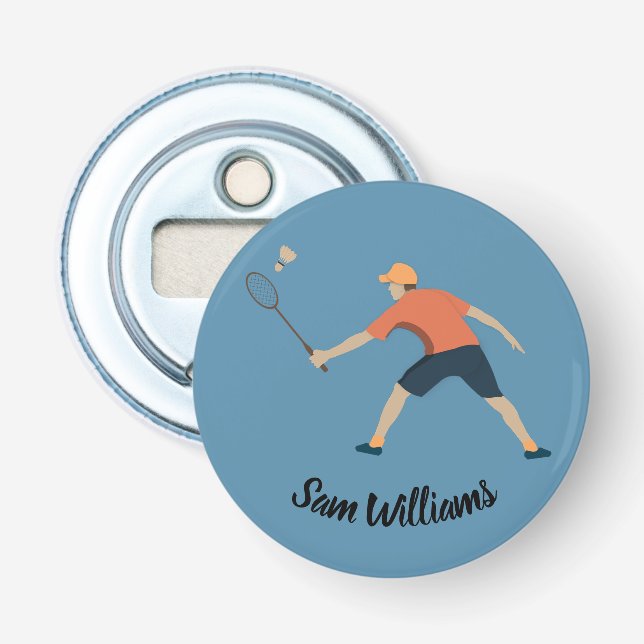 Badminton Bottle Opener (Front)