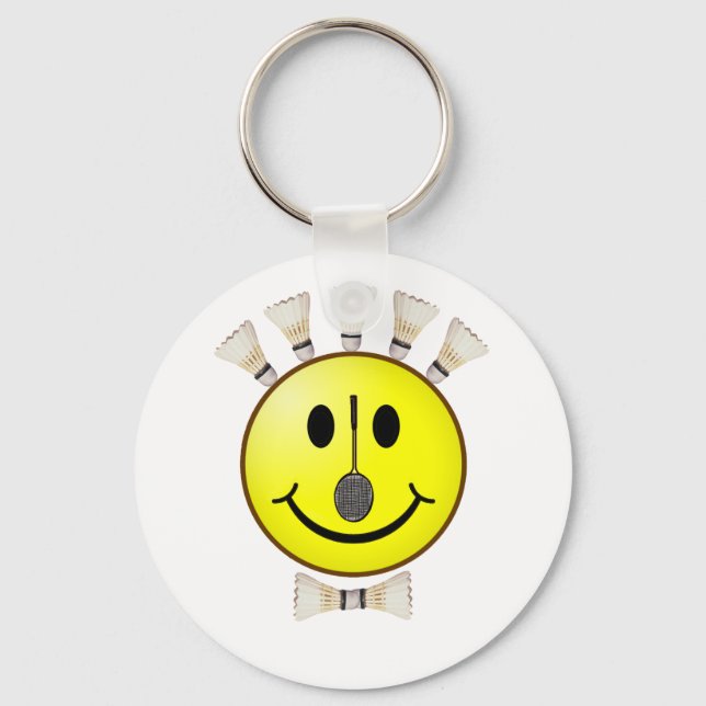 Badminton Bowtie Key Ring (Front)