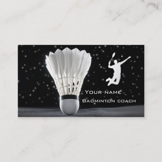 Badminton business card (Front)
