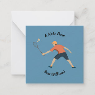 Badminton Card