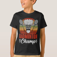 Badminton Champ Racket Shuttle Vintage Badminton P