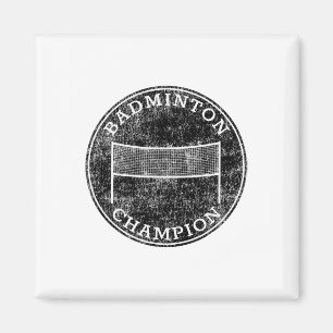 Badminton Champion Competitive Family Backyard Spo Magnet
