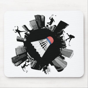 Badminton City Mouse Pad