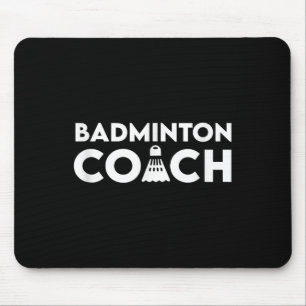 Badminton Coach Shuttle Mouse Pad