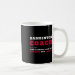 Badminton Coach Sports Coaching Definition Gift  Coffee Mug<br><div class="desc">Badminton Coach Sports Coaching Definition Gift</div>
