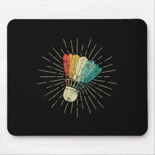 Badminton Colourful Athlete Men Women Kids Shuttle Mouse Pad