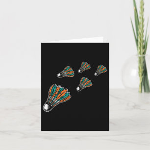 Badminton Colourful Shuttle For Badminton Player M Card
