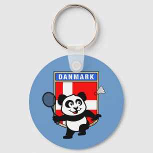 Badminton Denmark Panda Key Ring