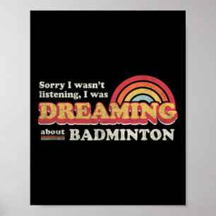 Badminton Design  Poster