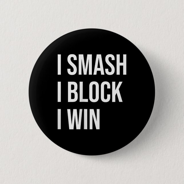 Badminton Enthusiasts Meme Quote  6 Cm Round Badge (Front)
