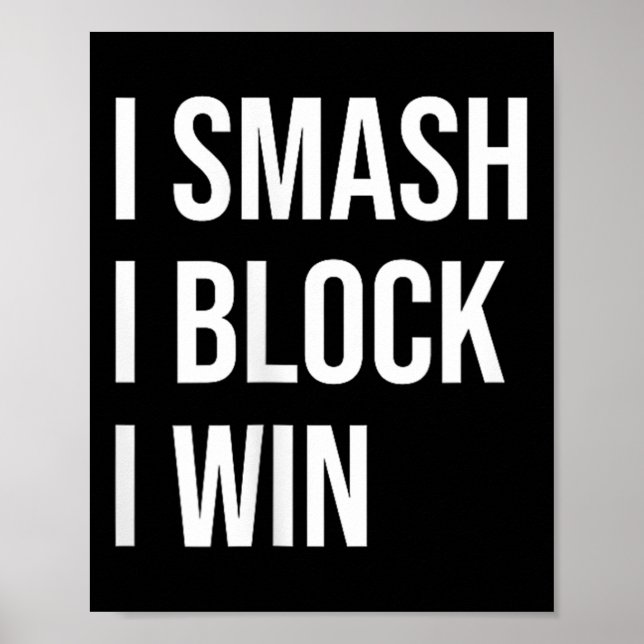 Badminton Enthusiasts Meme Quote  Poster (Front)