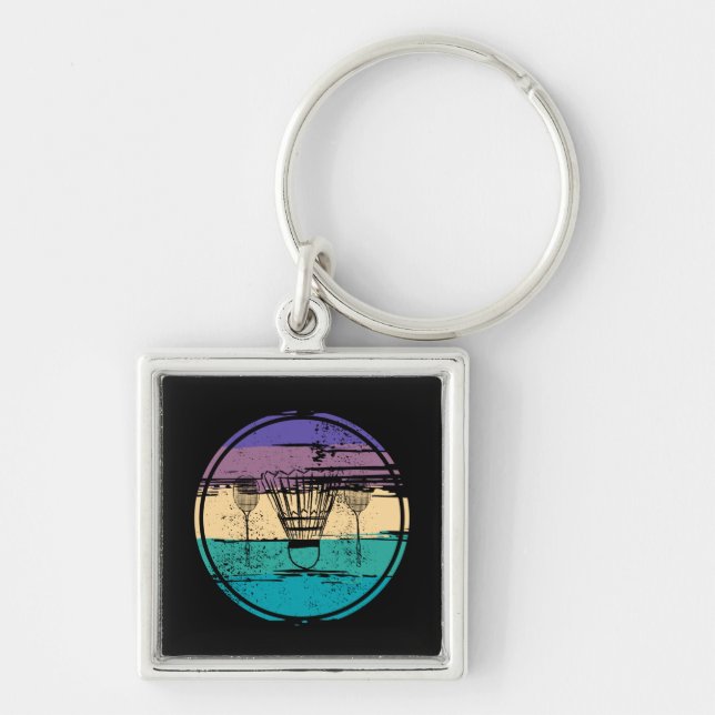 Badminton Equipment Design Key Ring (Front)