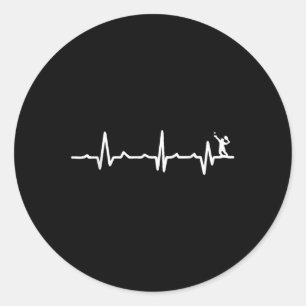 Badminton Evolution Classic Round Sticker