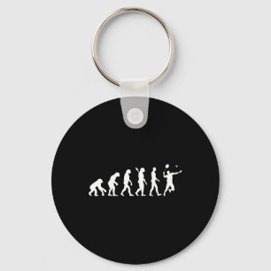 Badminton Evolution Jersey Tee Funny Rackets Ball  Key Ring