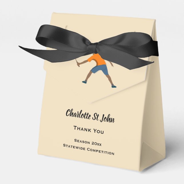 Badminton Favour Box (Front Side)