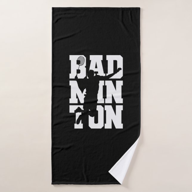 Badminton Federball Badmintonschläger Bath Towel (Bath Towel)