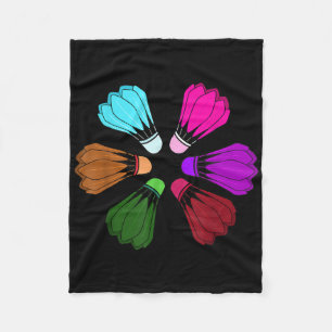 Badminton fleece blanket