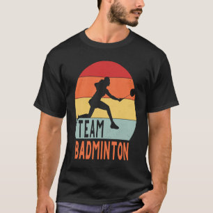 Badminton for girls women teamwear female sports T-Shirt
