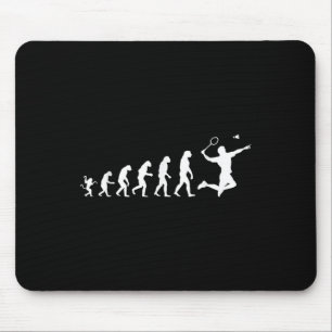 Badminton For Human Evolution Mouse Pad