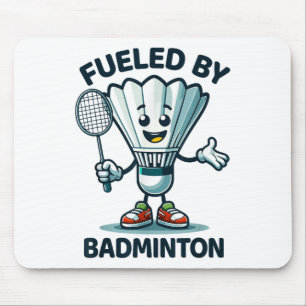 Badminton Forever Cartoon Shuttle And Racket Graph Mouse Pad