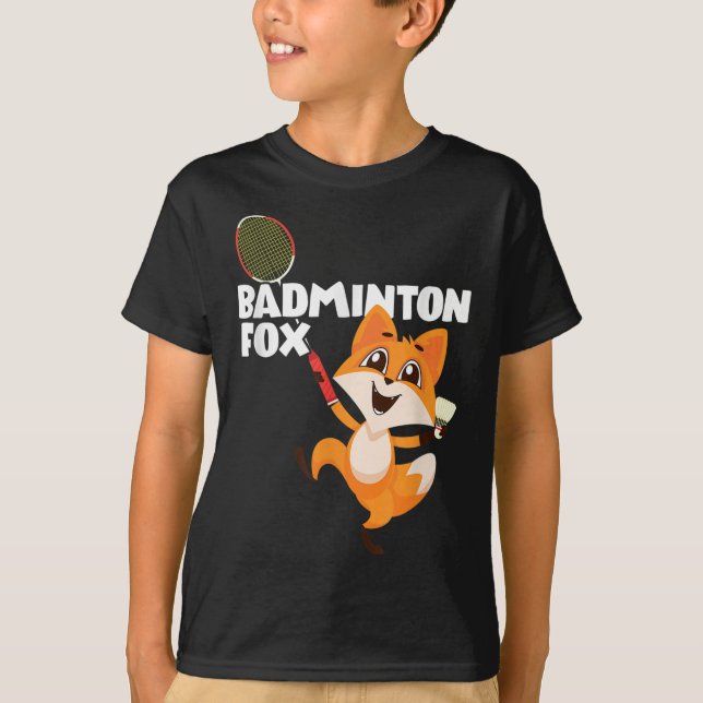 Badminton Fox  T-Shirt (Front)