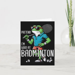 Badminton Frog Shuttle Poona  Card