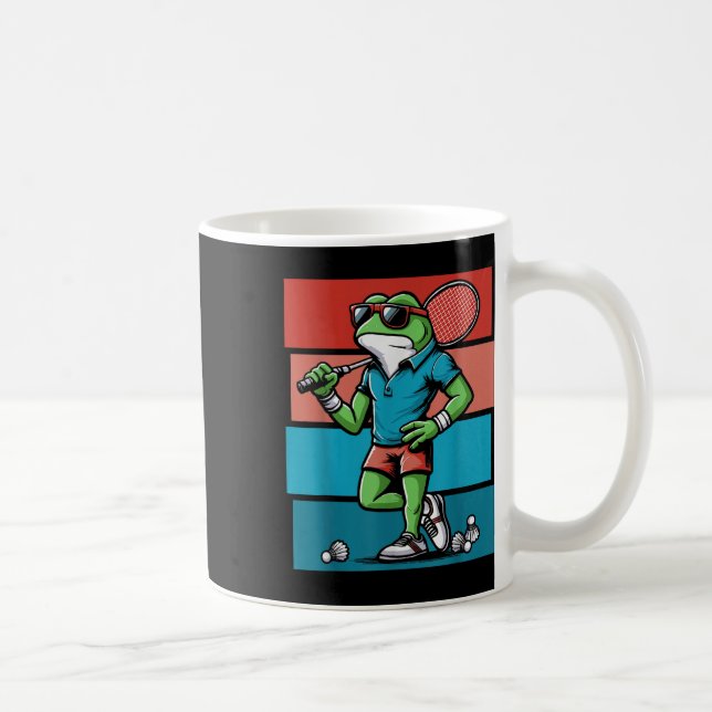 Badminton Frog Shuttle Poona  Coffee Mug (Right)